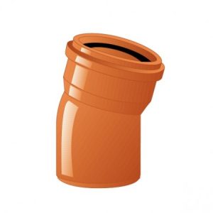 CURVA FOGNATURA SN4 15° DIAM. 100