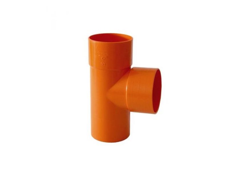 DERIVAZIONE 90° ROSSA DIAM. 63 a marchio IIP