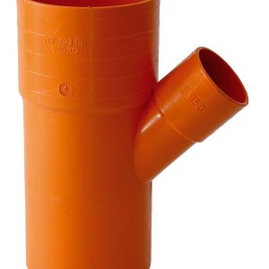 DERIVAZIONE RIDOTTA ROSSA 45° DIAM. 100-40 a marchio IIP