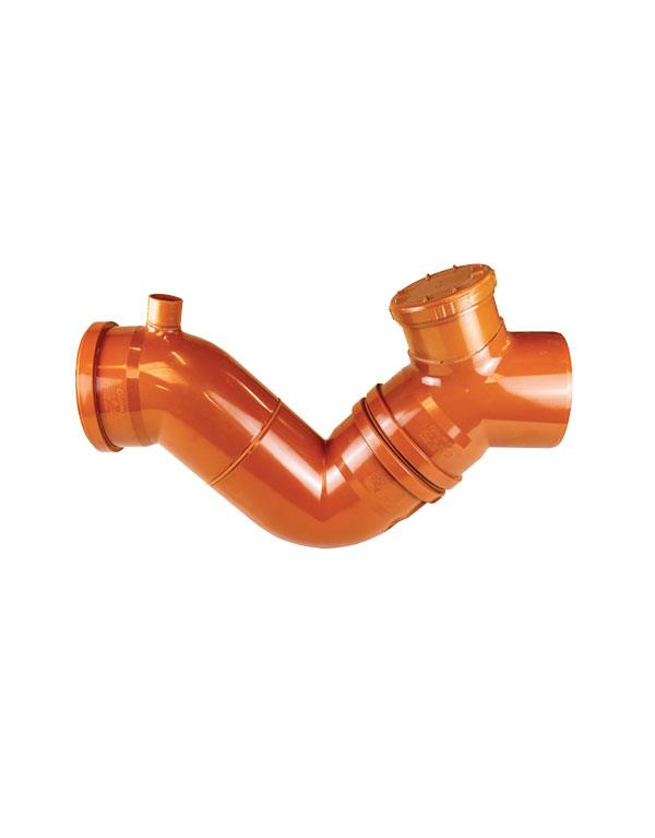 SIFONE FIRENZE 1 TAPPO+ 1 SFIATO FOGNATURA SN4 DIAM. 110