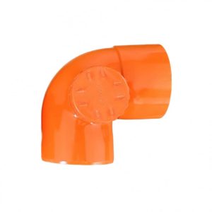 CURVA 90° C/TAPPO PVC ROSSA DIAM. 82 a marchio IIP