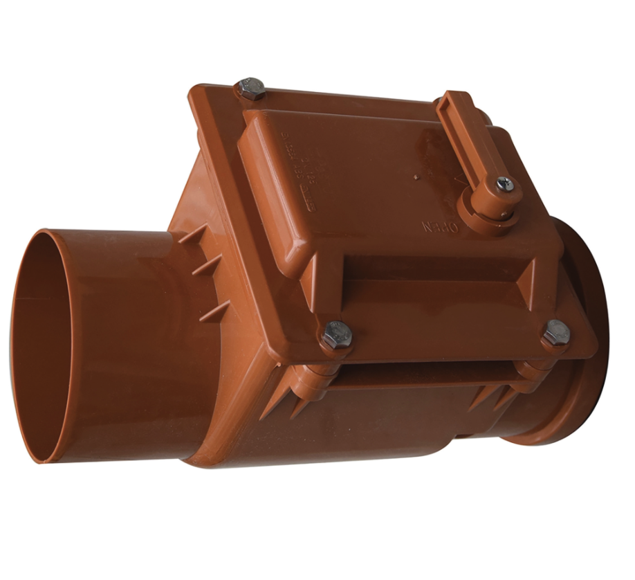 VALVOLA ANTIRIFLUSSO C/ARRESTO SN4 DIAM. 110 fognatura