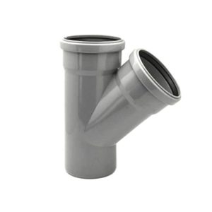 DERIVAZIONE PP HT 45° GRIGIA DIAM. 32/32