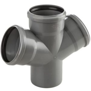 DERIVAZIONE TRIPLA PP GRIGIA DIAM. 90/90/90