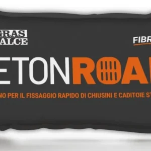 BETON ROAD KG. 20 CALCESTRUZZO FIBRATO RAPIDO NERO "GRAS CALCE"