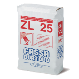 MALTA RASANTE ZL 25 KG. 25 lisciatura base gesso "FASSA"