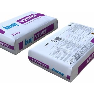 MALTA RASANTE VELVET KG. 25 lisciatura base gesso "KNAUF"