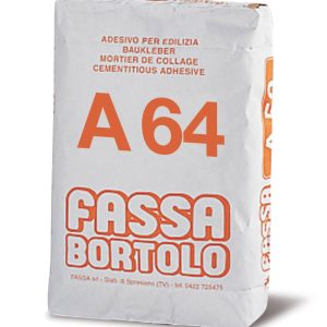 A 64 KG. 25 collante-rasante per malta "FASSA"