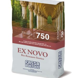 FASSA FINITURA EX NOVO 750 base calce NHL 3.5 traspirante int-est.