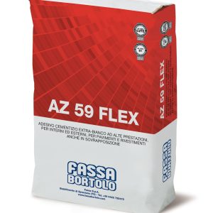 AZ 59 FLEX BIANCO S1 KG. 25 Adesivo int-esterno "FASSA"