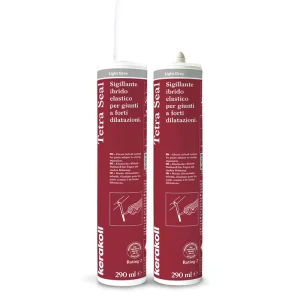 SILICONE TETRA SEAL IBRIDO bianco-grigio-antracite "KERAKOLL"