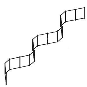 DISTANZIATORI FERRO A SERPENTINA CM. 9 H. LUNG. ML. 2.00 in barra