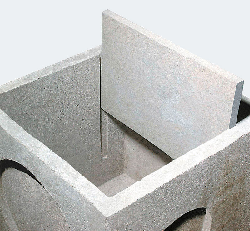 LASTRINA SIFONE P/POZZETTI IN CEMENTO CM. 30X30