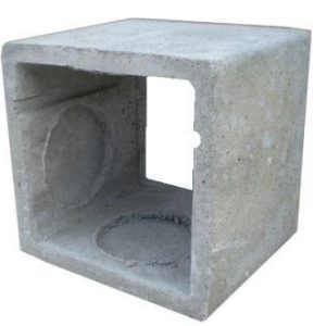 PROLUNGA CEM. X POZZETTO CM. 40X40X h45 Spess 7cm RINFORZATA "MACEVI"