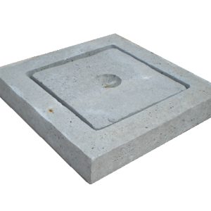 CHIUSINO RIQUADRO CM. 80X80 h 9,5cm Leggero "SALVALAIO"