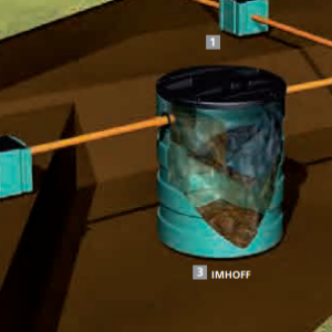 FOSSA IMHOFF lt. 900 diam. 78X110H A.E. 6 "IM900"