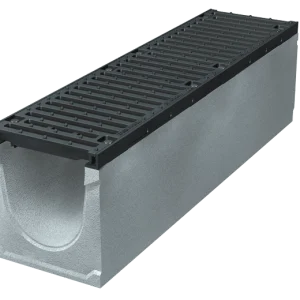 CANALE C.A.CM.10 ML1 C/BORDO GHISA SMART PRO G H190C/GRIGLIA GHISA D400*