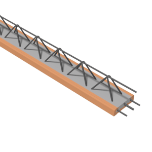 TRAVETTI BAUSTA ML. 3.60 T0 senza armatura
