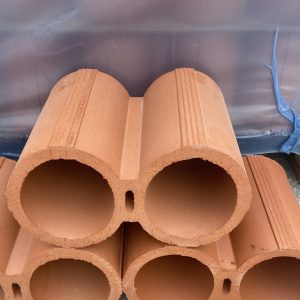 PORTABOTTIGLIE COTTO CM. 25X33X12 H.