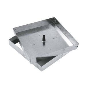 CHIUSINO ZINC. RIVESTIMENTO 15/10 CM. 25X25X5