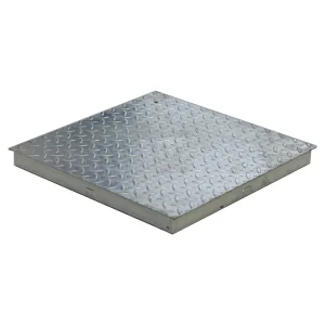 CHIUSINO ZINC. RIVESTIMENTO JOB 15/10 CM. 74X74X5.2"GRIDIRON"