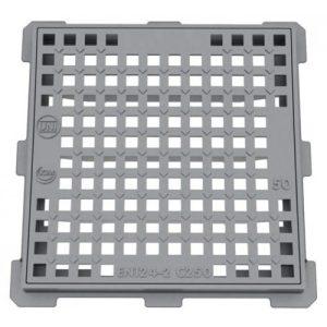 CADITOIA GHISA NIDO D'APE C250 CM. 30X30 luce interna "MCP"