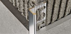 BORDO TERMINALE ALLUMINIO BRONZO MM. 10 ML. 2.70 PTAB 10