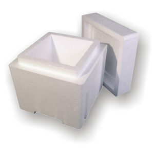 CUBETTIERE IN POLISTIRENE C/COPERCHIO