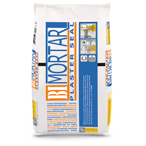 BIMORTAR PLASTER S. KG. 25 intonaco impermeabile fibrato a spessore