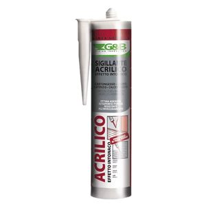 SILICONE ACRILICO BIANCO RUVIDO ML. 310