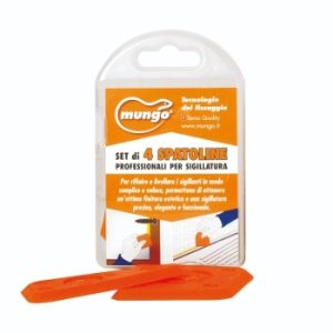 SPATOLA LISCIA SILICONE PZ. 4 "MUNGO"