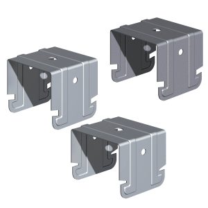 GANCIO ORTOGONALE A SCATTO 50X27 unione croce profili