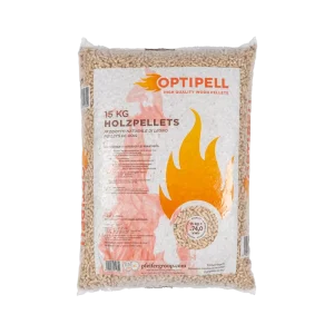 PELLETSNATURAL AUSTRIACO EN PLUS A1 KG. 15 in sacco OPTIPELL n.70 sacchi