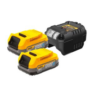 BATTERIA 18V IN KIT DCB1102E2-QW 2batterie Powersta 2Ah+carica "DEWALT"