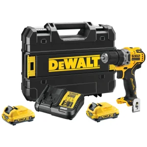 TRAPANO BATTERIA AVV. PERCUSSIONE 12V DCD701D2-QW "DEWALT"