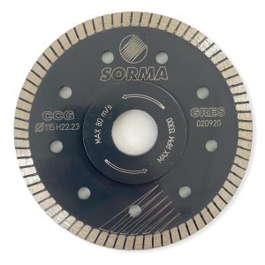 DISCO DIAMANTATO MM. 115-230 ULTRA SOTTILE "SORMA"