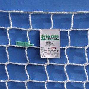 RETE SICUREZZA "U" MISURA ML. 2X10 MAGLIA CM. 10X10 DIAM. 6
