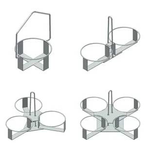 PORTASECCHIO 2 POSTI P/ELEVATORE