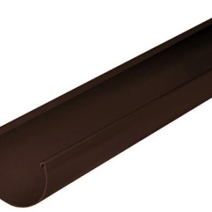 CANALE GRONDA PVC MARRONE MM. 125