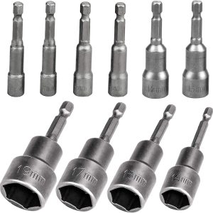 SERIE CHIAVI A BUSSOLA MAGNETICHE 1/4 P/AVVITATORE MM. 5.5-13