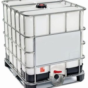CISTERNA C/GABBIA METALLO ZINC. LT. 1000