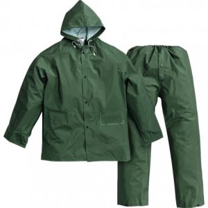 IMPERMEABILE VERDE GIACCA+PANTALONI antistrappo "ISSA"