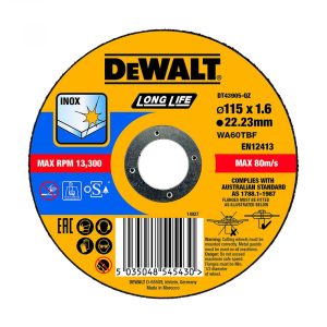 DISCO TAGLIO METALLO MM. 115X1.3X22 DT40251-QZ "DEWALT"