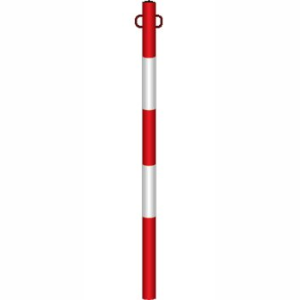 COLONNINA FERRO B-ROSSA CM. 90 C/BASE FERRO