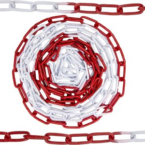 CATENA BIANCA-ROSSA ACCIAIO MM. 5