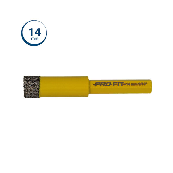 FRESA A SECCO P/PIASTRELLE MM. 8 DIAM. 14 "PRO-FIT"
