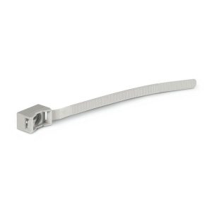 TUBO ELETTRICO GRIGIO CLIP A FASCETTA DIAM. 25-63 confezione pz. 100
