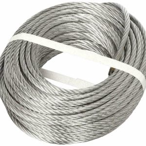 FUNE ACCIAIO COMMERCIALE ZINC. MM. 4 ML. 25