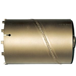 CORONA DIAMANTATA CON FORO CONICO MM. 80X100 filettata