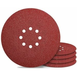 DISCO ABRASIVO C/VELCRO CARTA P/LEVIG diam. 225 grana 40